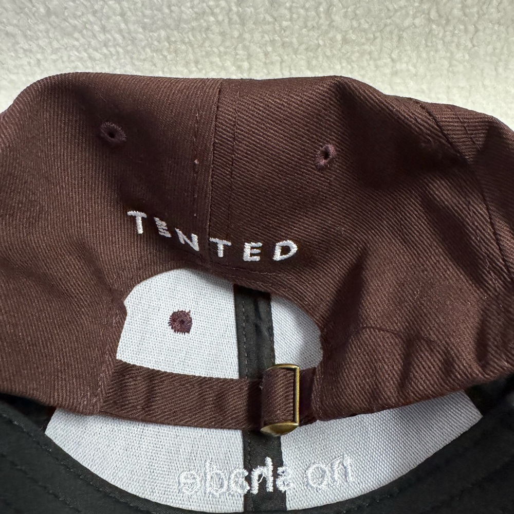 Live Tinted No Shade Brown Adjustable Buckle Baseball Cap - Picture 8 of 12